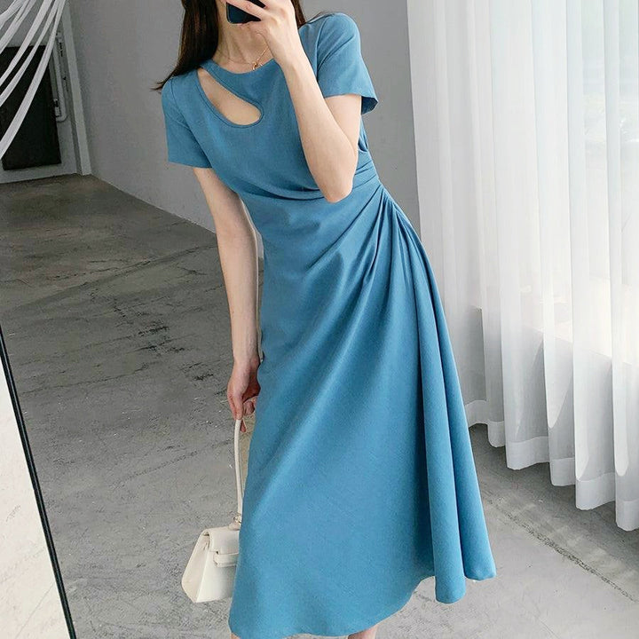 アシンメトリーロングドレス