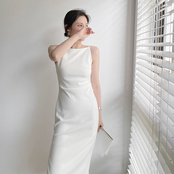 フレンチタイトミディドレス