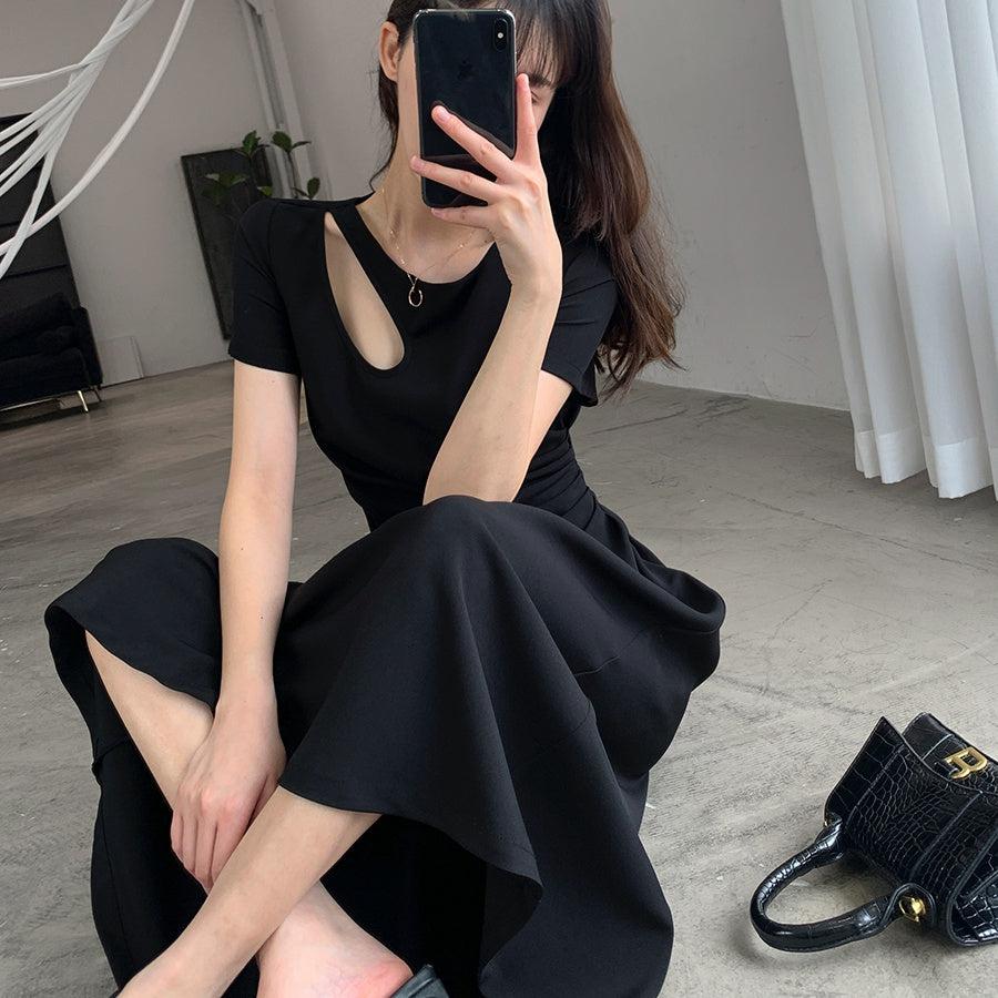 アシンメトリーロングドレス