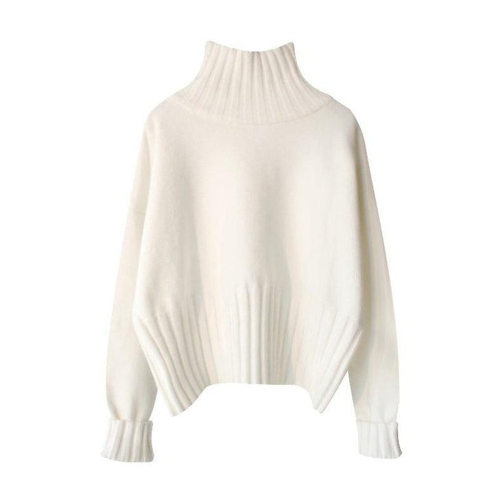 ハイネックニットプルオーバー