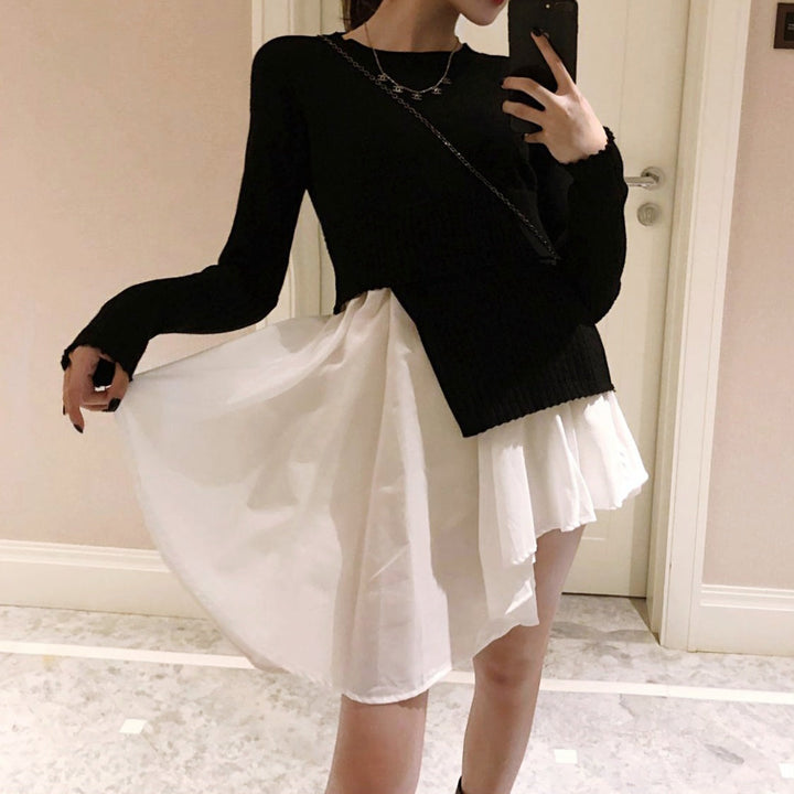 テールシャツニットトップス