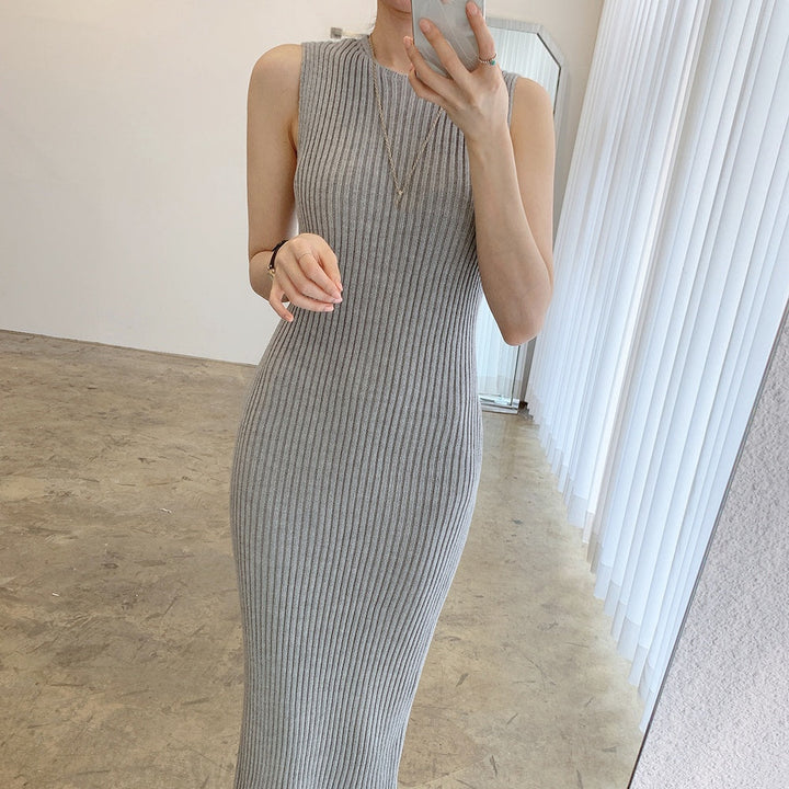 レイヤードニットワンピースセット