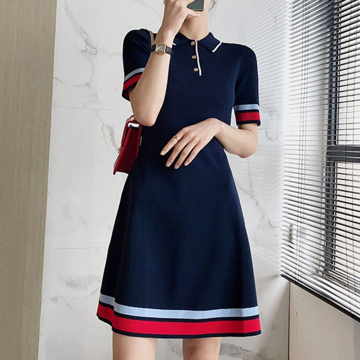 ヨーロピアンポロニットワンピース
