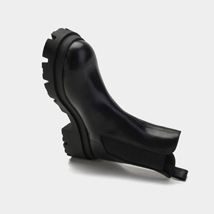 厚底チェルシーブーツ