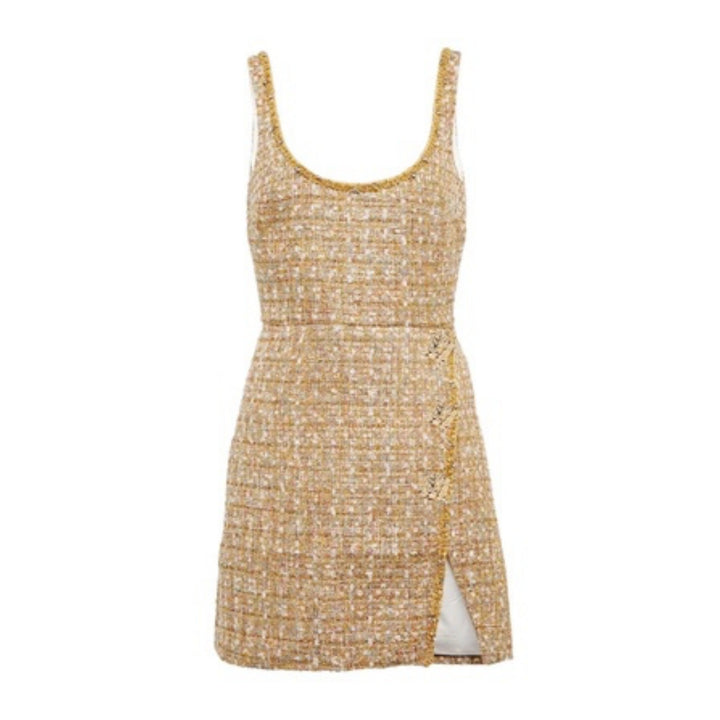 ゴールドツイードジャケットワンピースセット