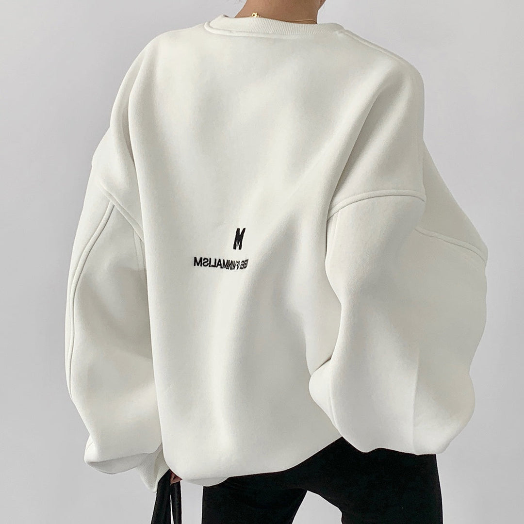 イニシャル刺繍スウェット