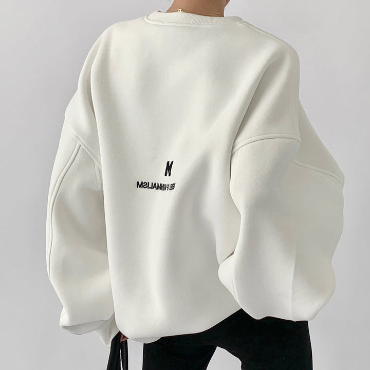 イニシャル刺繍スウェット