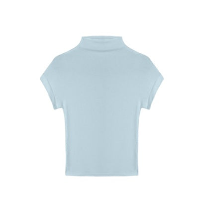 ハイネックタイトトップス