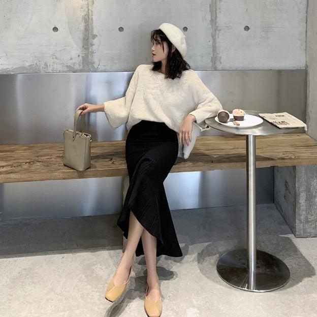 マーメイドニットスカート