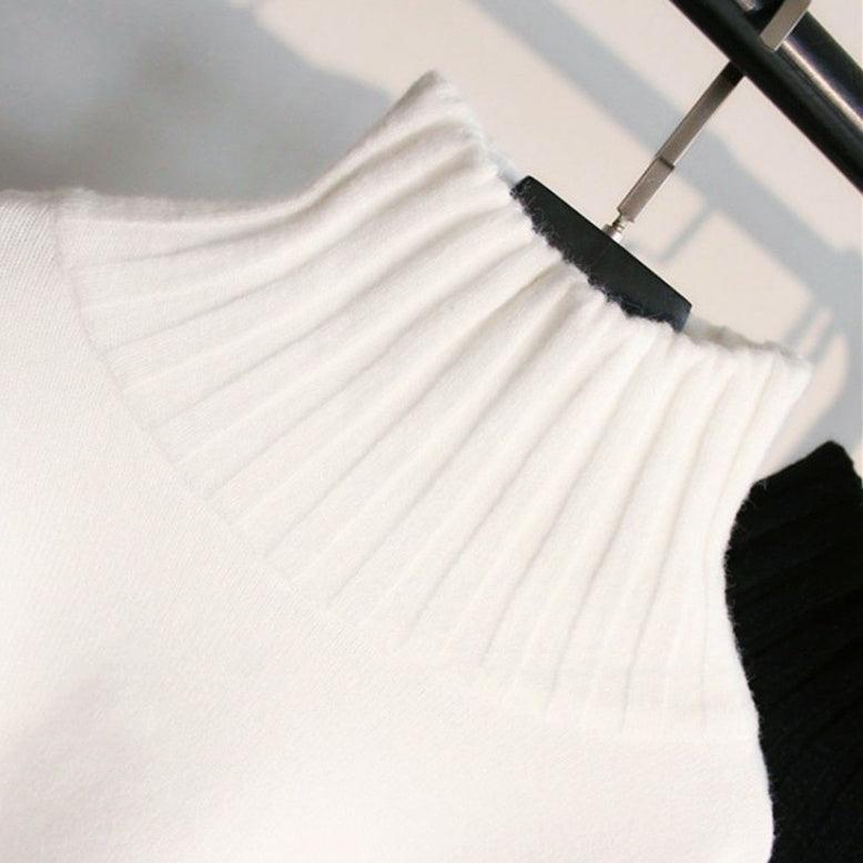 ハイネックニットプルオーバー