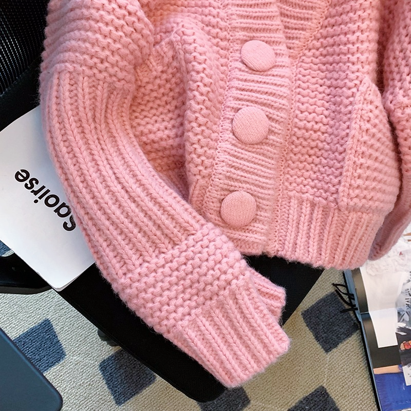 Vネックルーズカーディガン