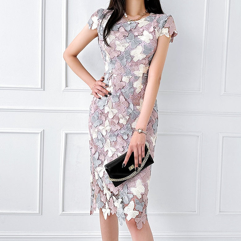 バタフライレースワンピース