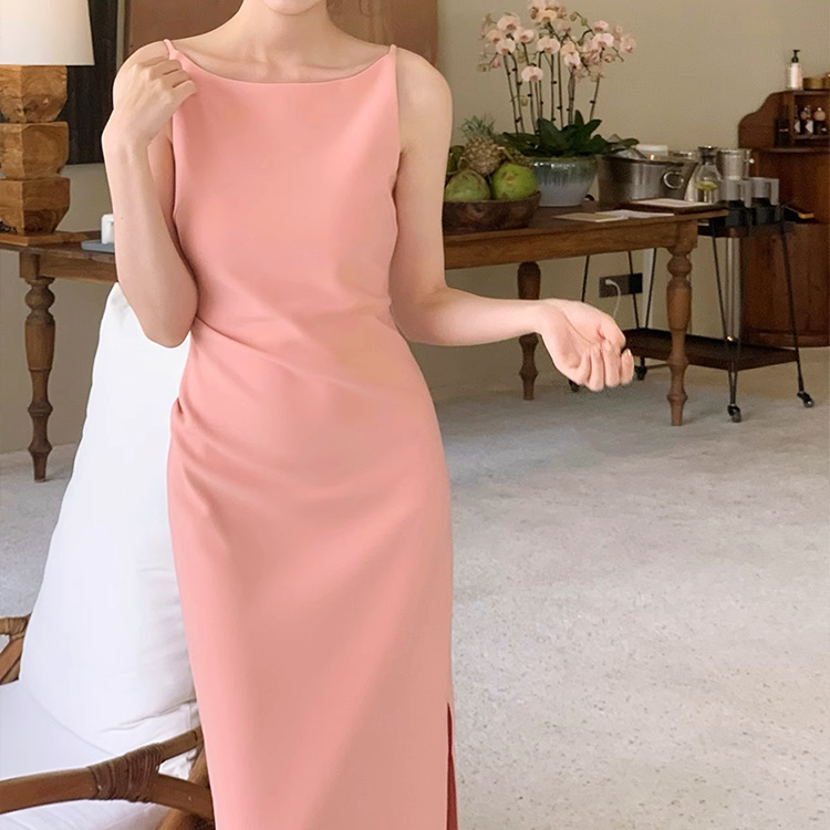 フレンチタイトミディドレス