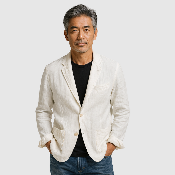 LEONARD | コットンリネン混ブレザー