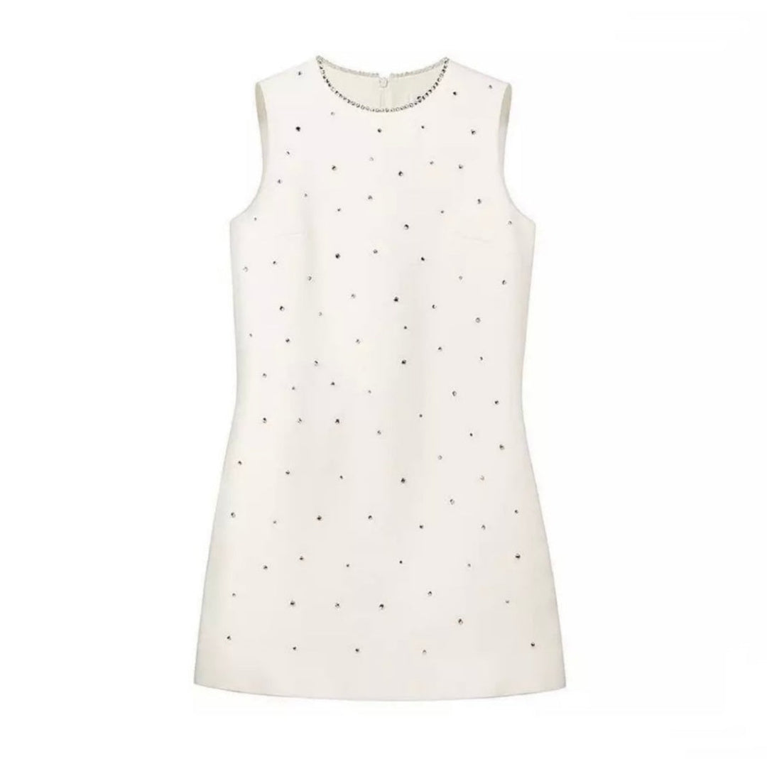 ノースリーブビジュードレス