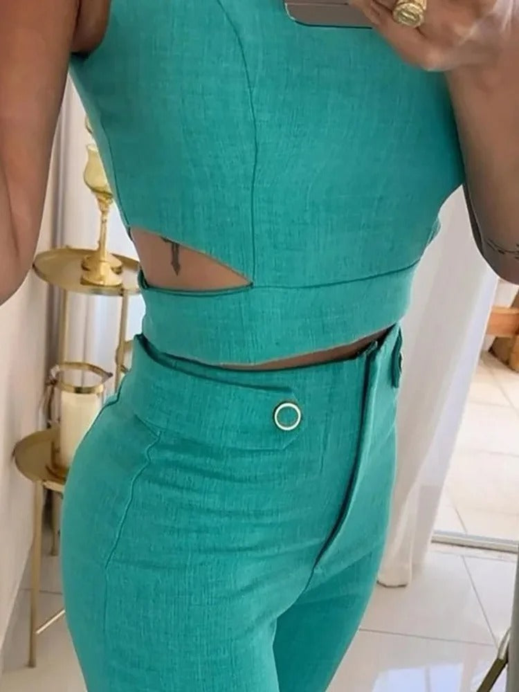 Alwinea - ショートトップそしてロングパンツ