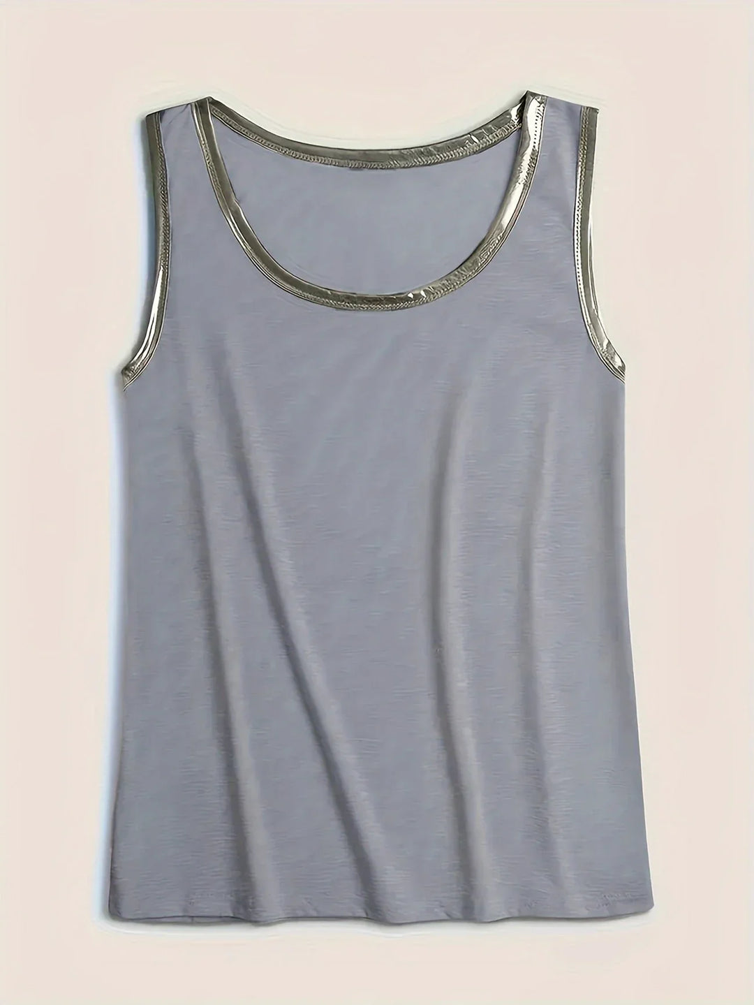 Ayuso - 袖なしタンクトップ丸首デザイン