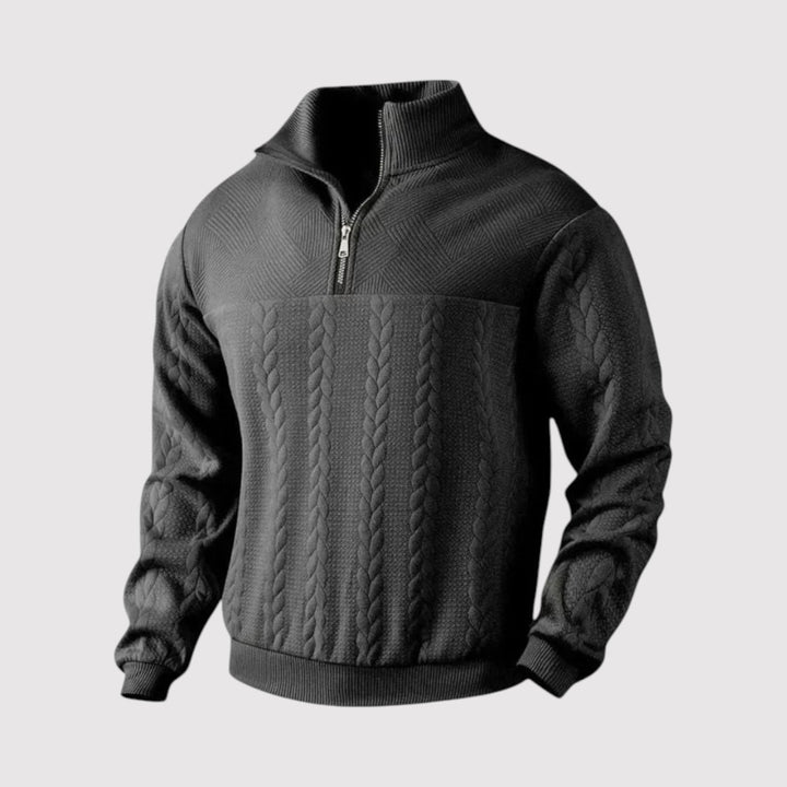 YUUSEI | プレミアム・ハーフジップ・プルオーバー