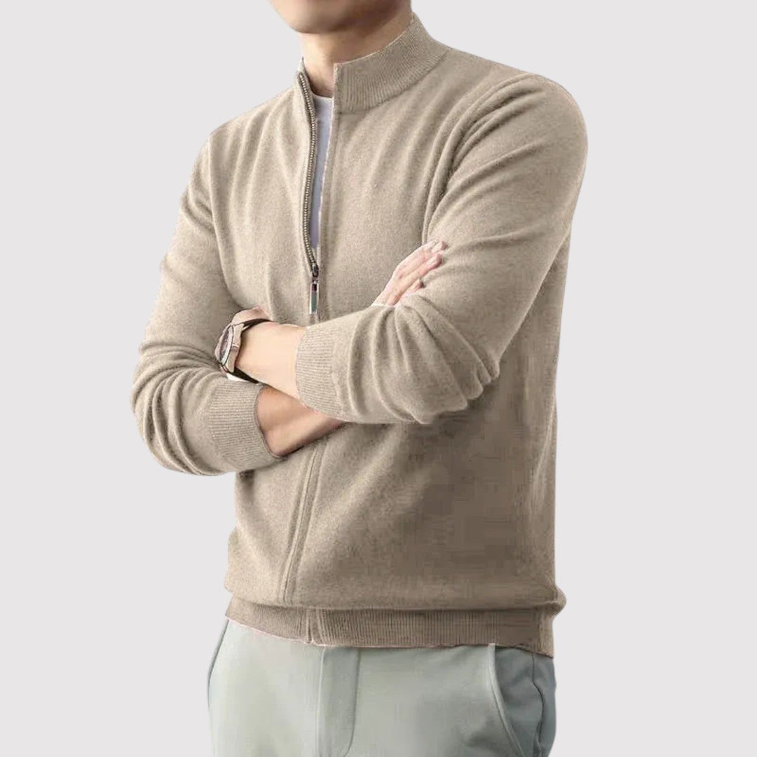 BENJIRO | プレミアムフルジップニットセーター