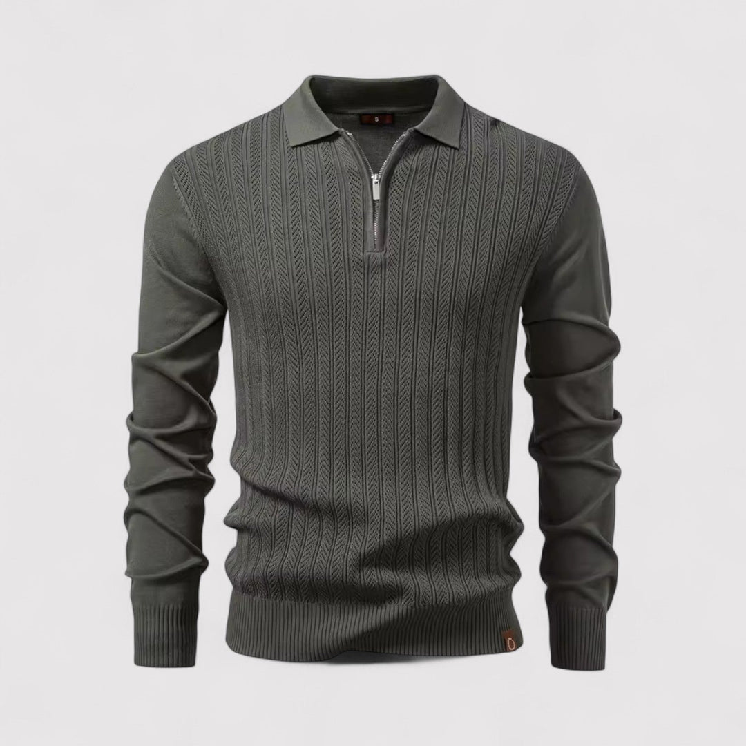 FUJIROH | プレミアム長袖ポロシャツ