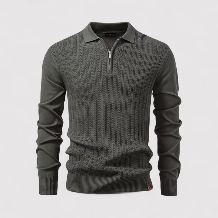 FUJIROH | プレミアム長袖ポロシャツ