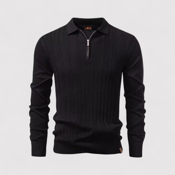 FUJIROH | プレミアム長袖ポロシャツ