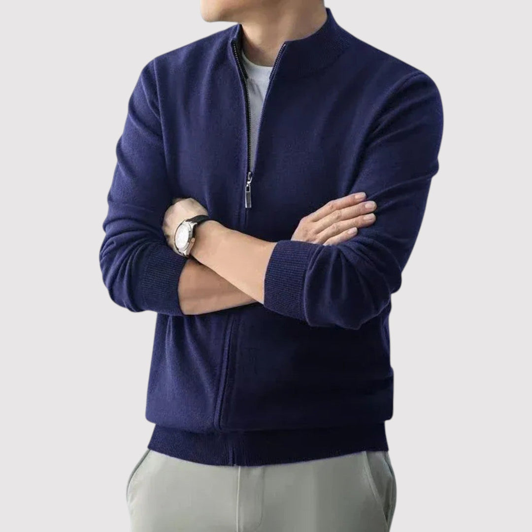 BENJIRO | プレミアムフルジップニットセーター