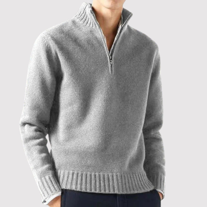 RYOUSUKE | 快適なハーフジップ・セーター