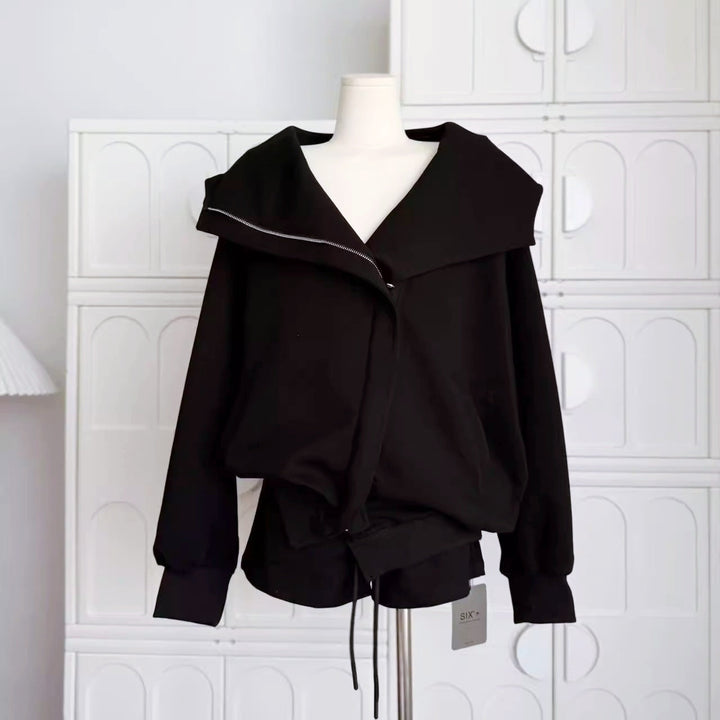 ビッグカラージップショートパンツセットアップ