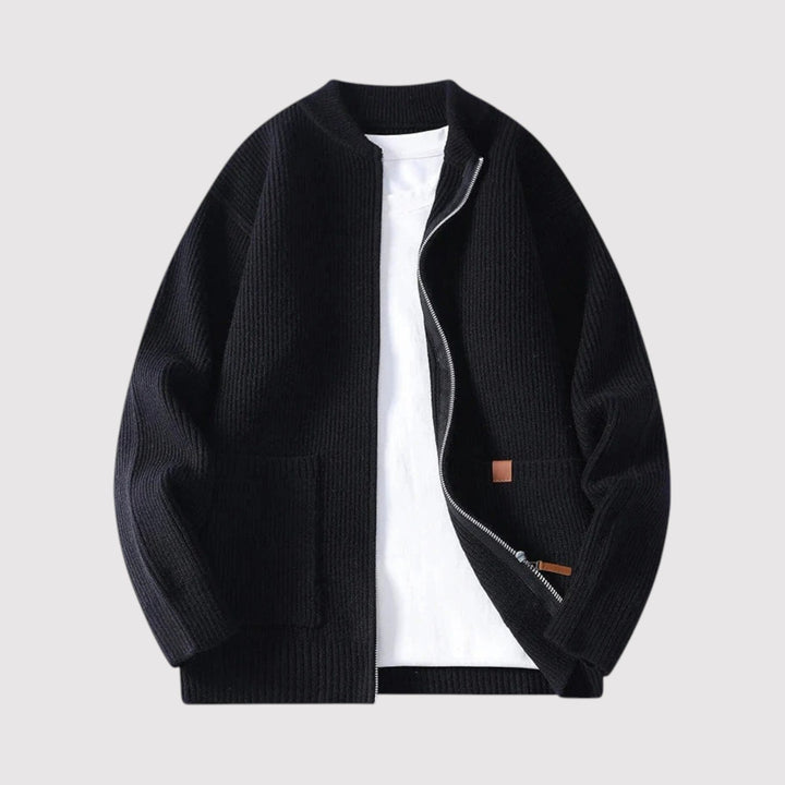 KAIEN | エレガントなリブニットジャケット