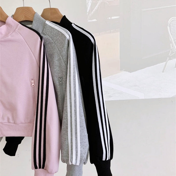 ラインスウェットスカートセットアップ