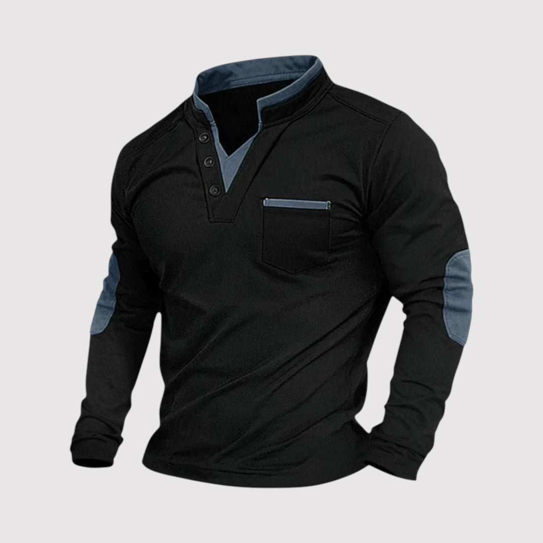 STEEVE | 快適なVネック・スウェットシャツ