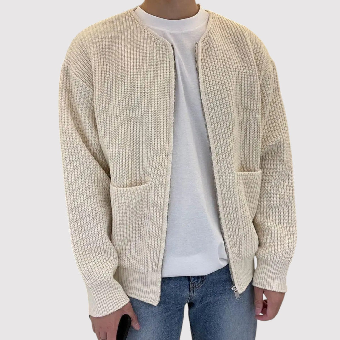 FUMIHIRO | プレミアムジップニットセーター