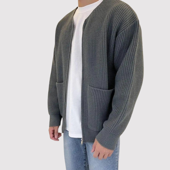 FUMIHIRO | プレミアムジップニットセーター