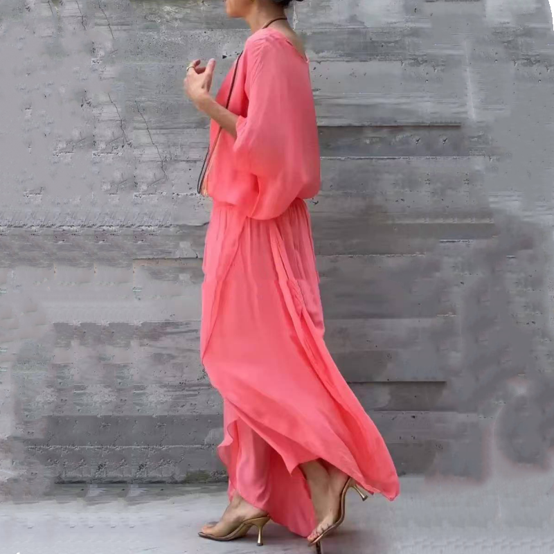 Alyson - シフォン・ツーピース・セット