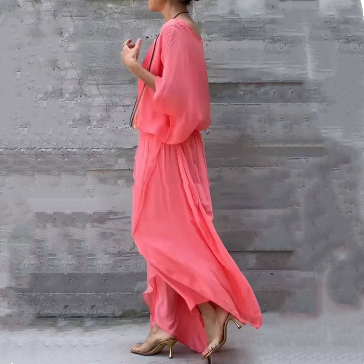 Alyson - シフォン・ツーピース・セット